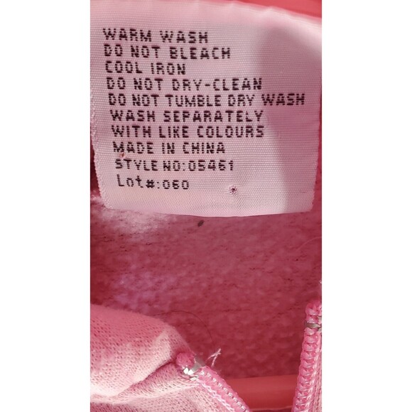 1000% Cute 3-6 Months Toddler Preppy Pastel Pink Vintage Varsity Hoodie Jacket - Picture 5 of 11